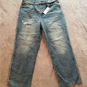 Express Blue Straight Leg Women's Jeans